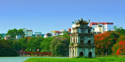 Hanoi city tour half day afternoon Hoan Kiem lake