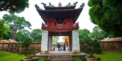 Khue Van pavilion - the temple of literature