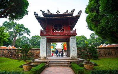 Khue Van pavilion - the temple of literature