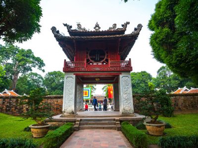 Khue Van pavilion - the temple of literature