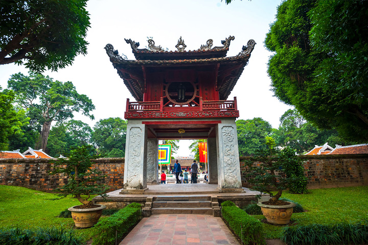 Khue Van pavilion - the temple of literature