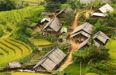 North vietnam highlights tour Cat Cat village