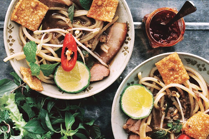 Cao Lau noodles make by Old well water