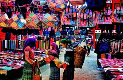 Colorful Bac Ha market