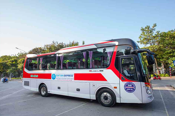 Hanoi Cat Ba island bus