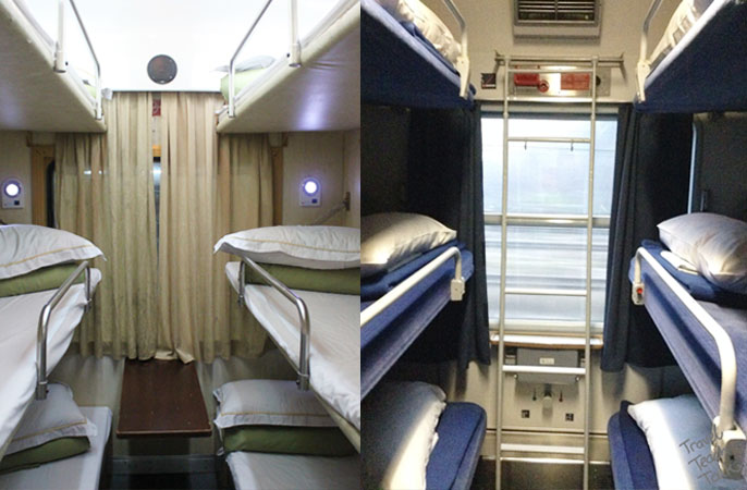 Train from Hanoi to Danang 6 hard berth cabin