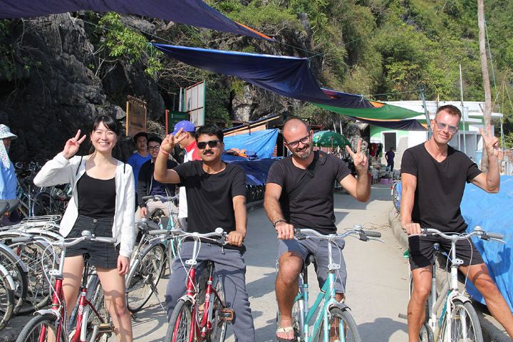 Cat Ba trekking cycling