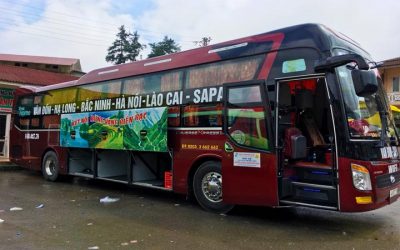 Halong bus to Sapa