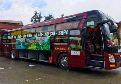 Halong bus to Sapa